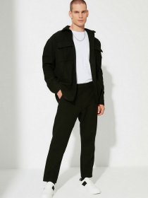 Брюки повседневные Trendyol модель TMNAW22PL0016/Siyah Фото