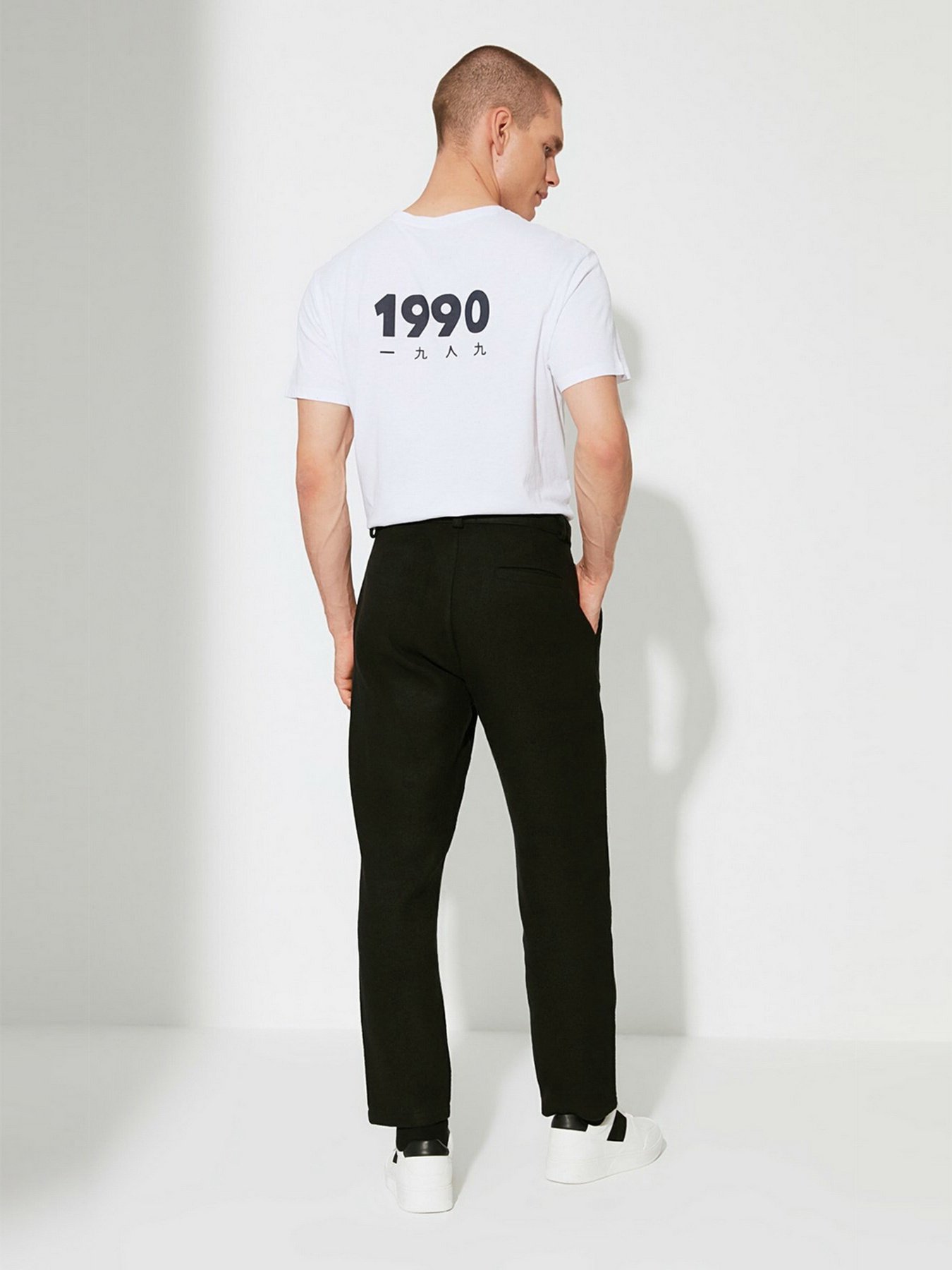 Повсякденні штани Trendyol модель TMNAW22PL0016/Siyah Фото