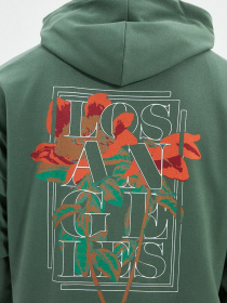 Худи Trendyol модель TMNAW22SW0155/Yesil Худи Trendyol модель TMNAW22SW0155/Yesil Фото