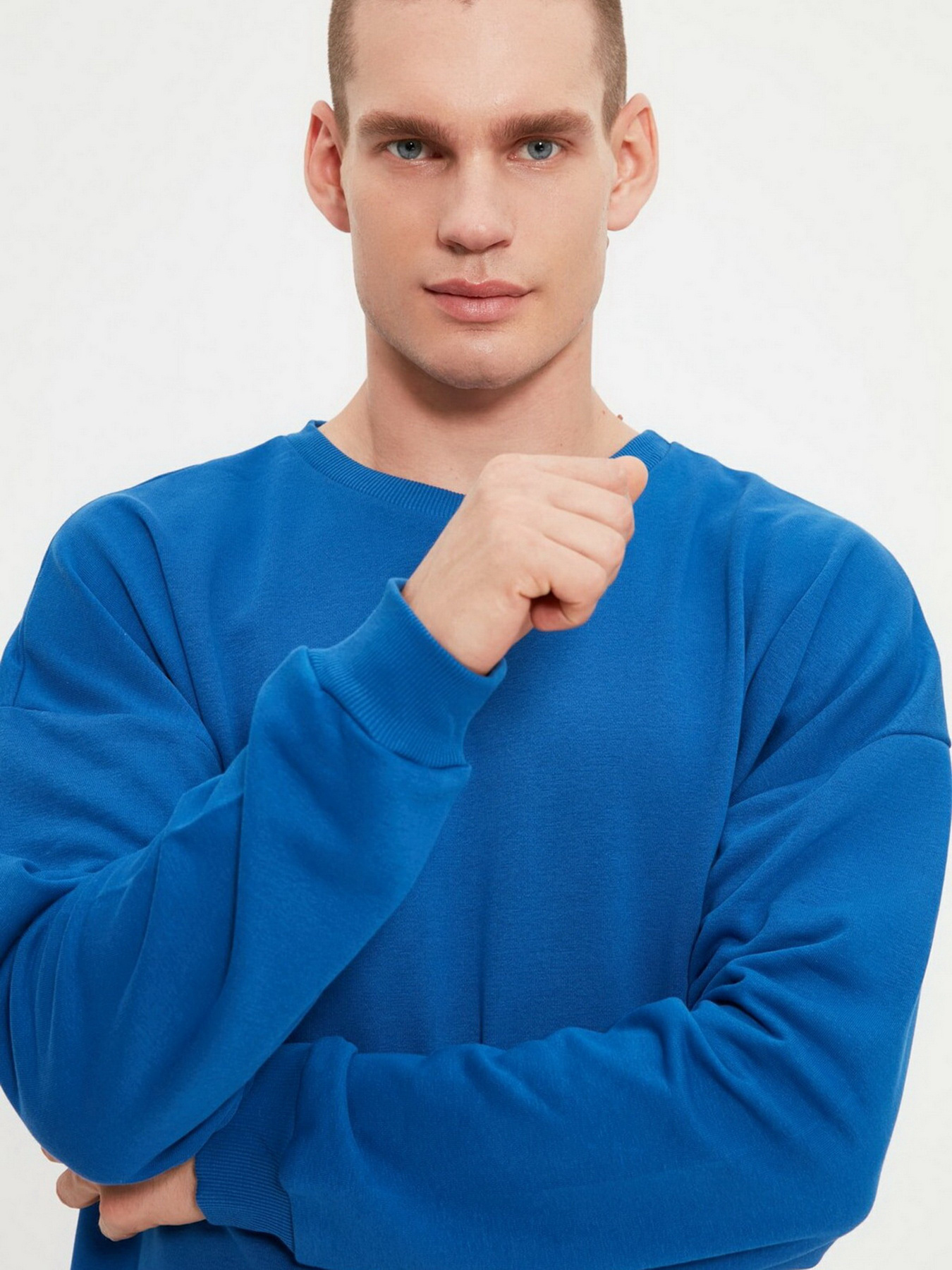 Світшот Trendyol модель TMNAW22SW0612/Indigo Фото