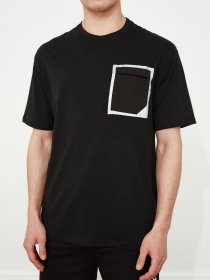 Футболки і поло Trendyol модель TMNSS20TS1358/Siyah Фото