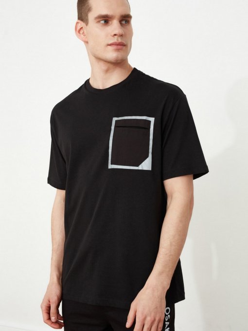 Футболки і поло Trendyol модель TMNSS20TS1358/Siyah Фото