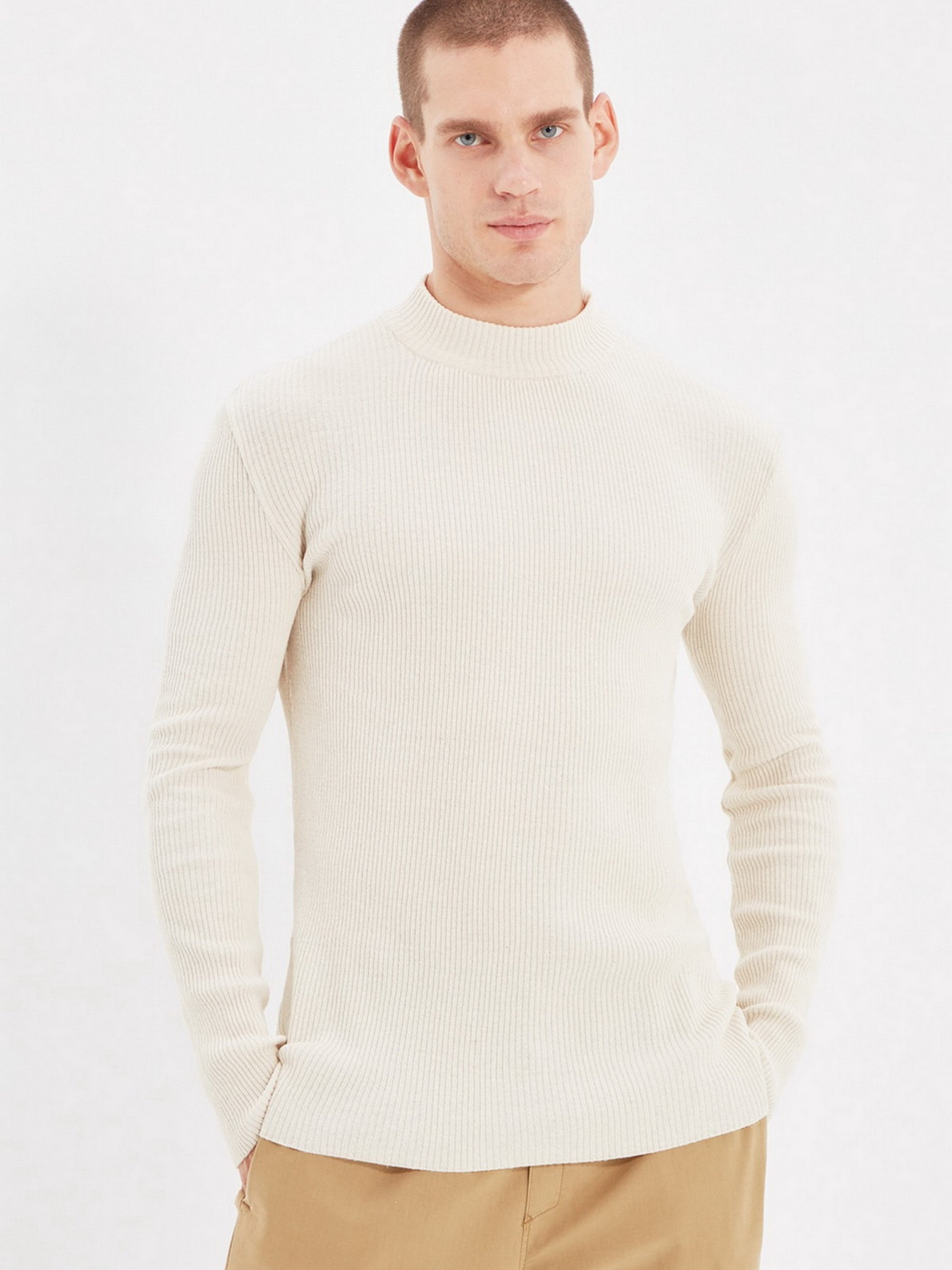 Джемпер Trendyol модель TMNAW21KZ0568/Ekru Фото
