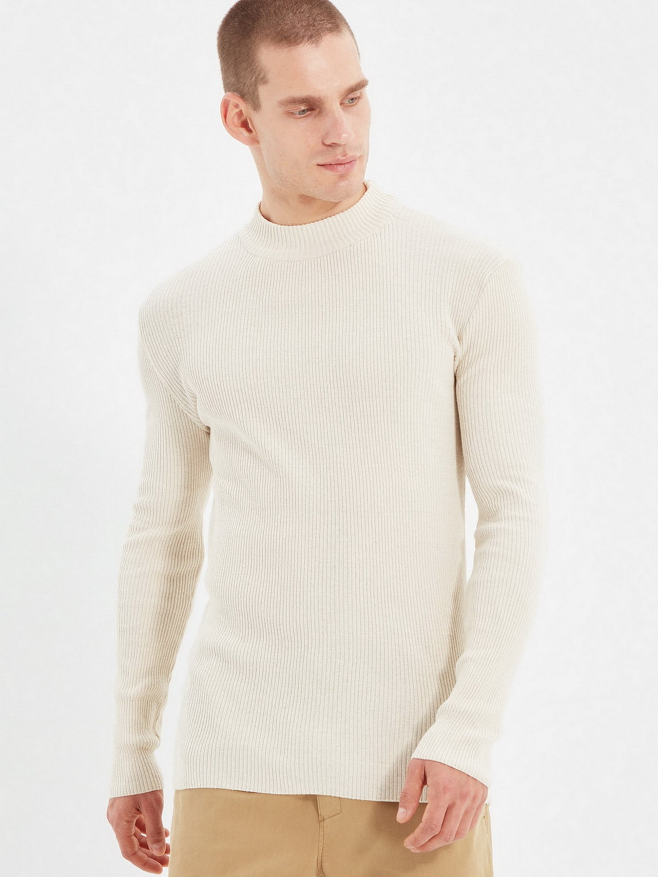 Джемпер Trendyol модель TMNAW21KZ0568/Ekru Фото