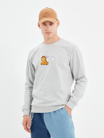 Свитшот Trendyol модель TMNAW21SW0569/Gri Фото