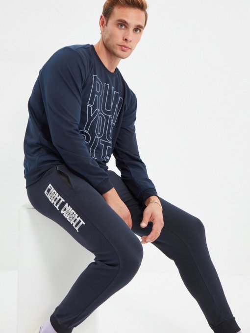 Штаны спортивные Trendyol модель TMNAW22EA0254/Lacivert Фото