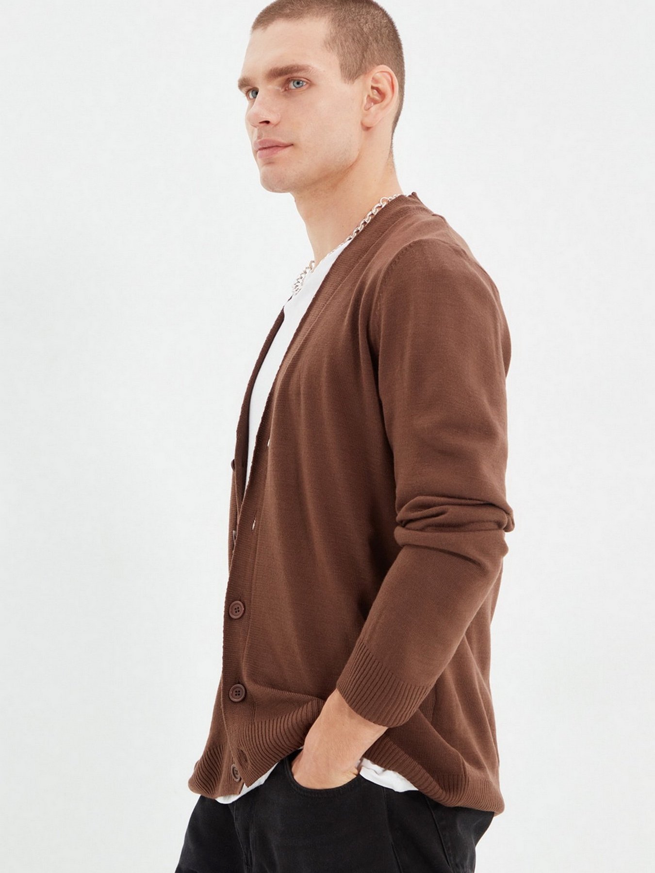 Кардиган Trendyol модель TMNAW22HI0891/Kahverengi Фото