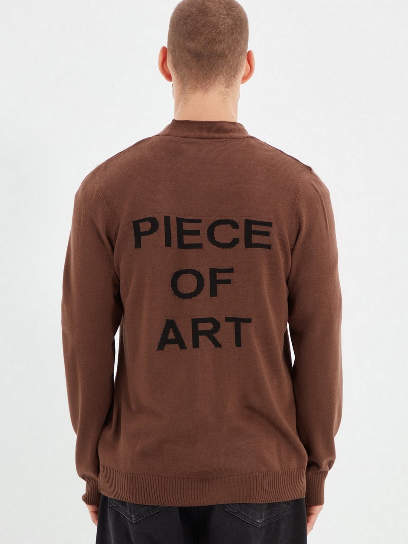 Кардиган Trendyol модель TMNAW22HI0891/Kahverengi Кардиган Trendyol модель TMNAW22HI0891/Kahverengi Фото