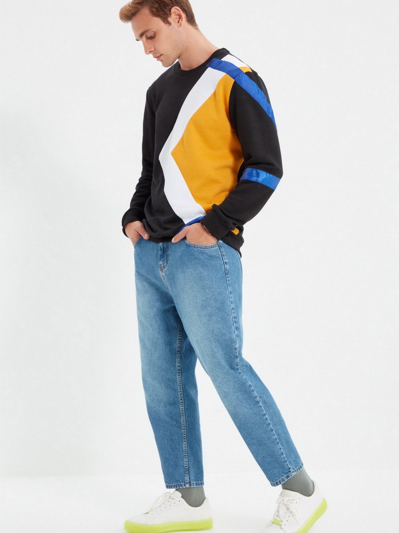 Джинси Trendyol Loose модель TMNAW22JE0080/Mavi Фото