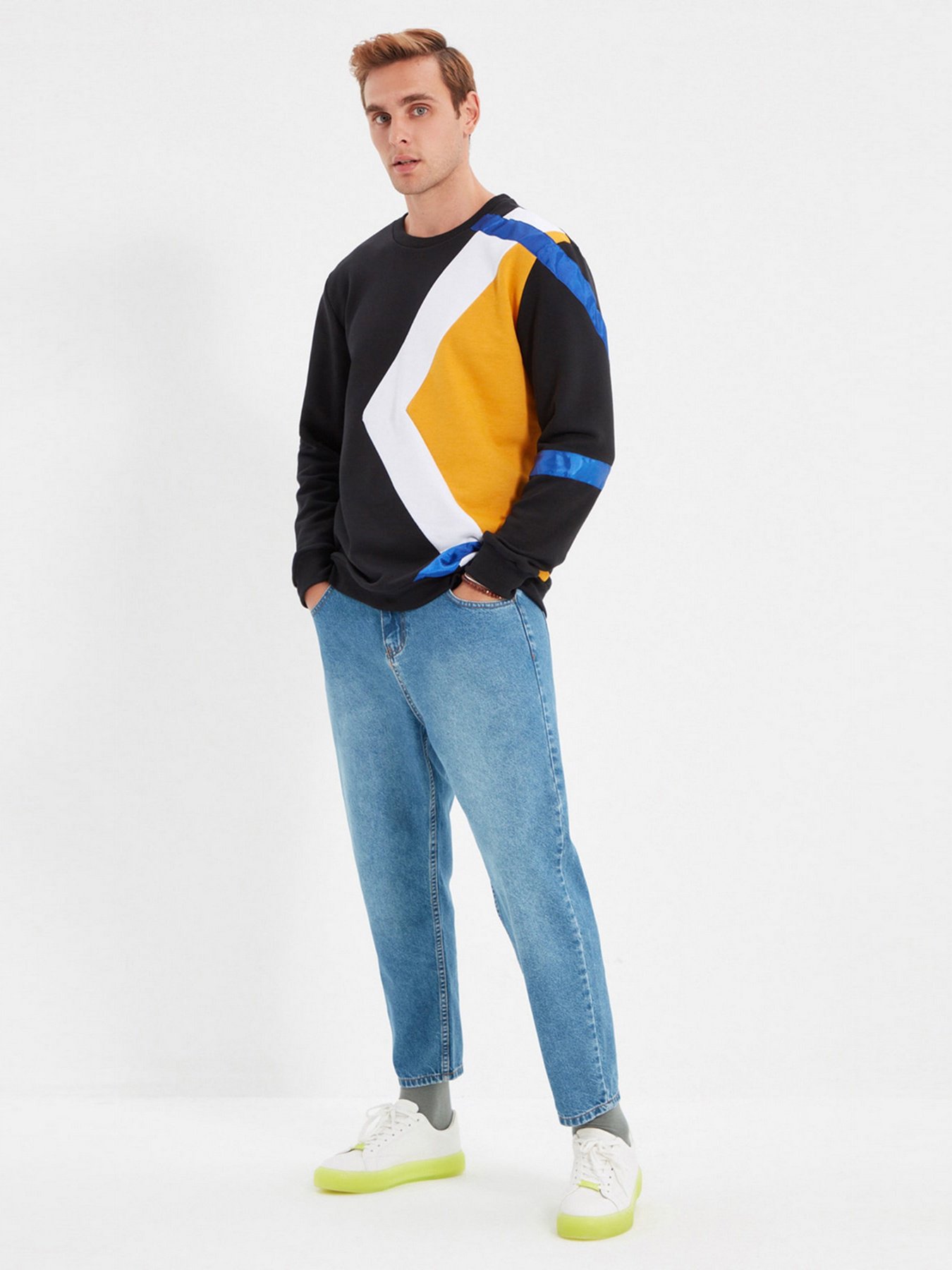 Джинси Trendyol Loose модель TMNAW22JE0080/Mavi Фото