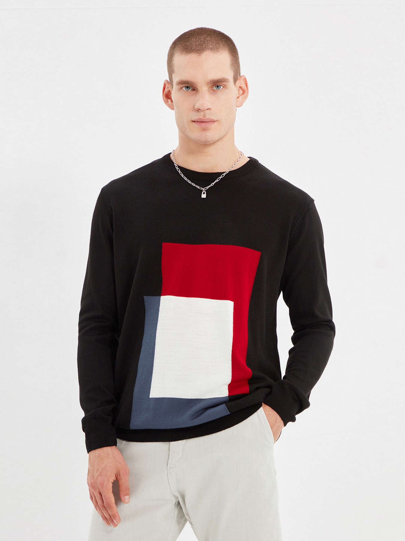 Джемпер Trendyol модель TMNAW22KZ0854/Siyah Фото