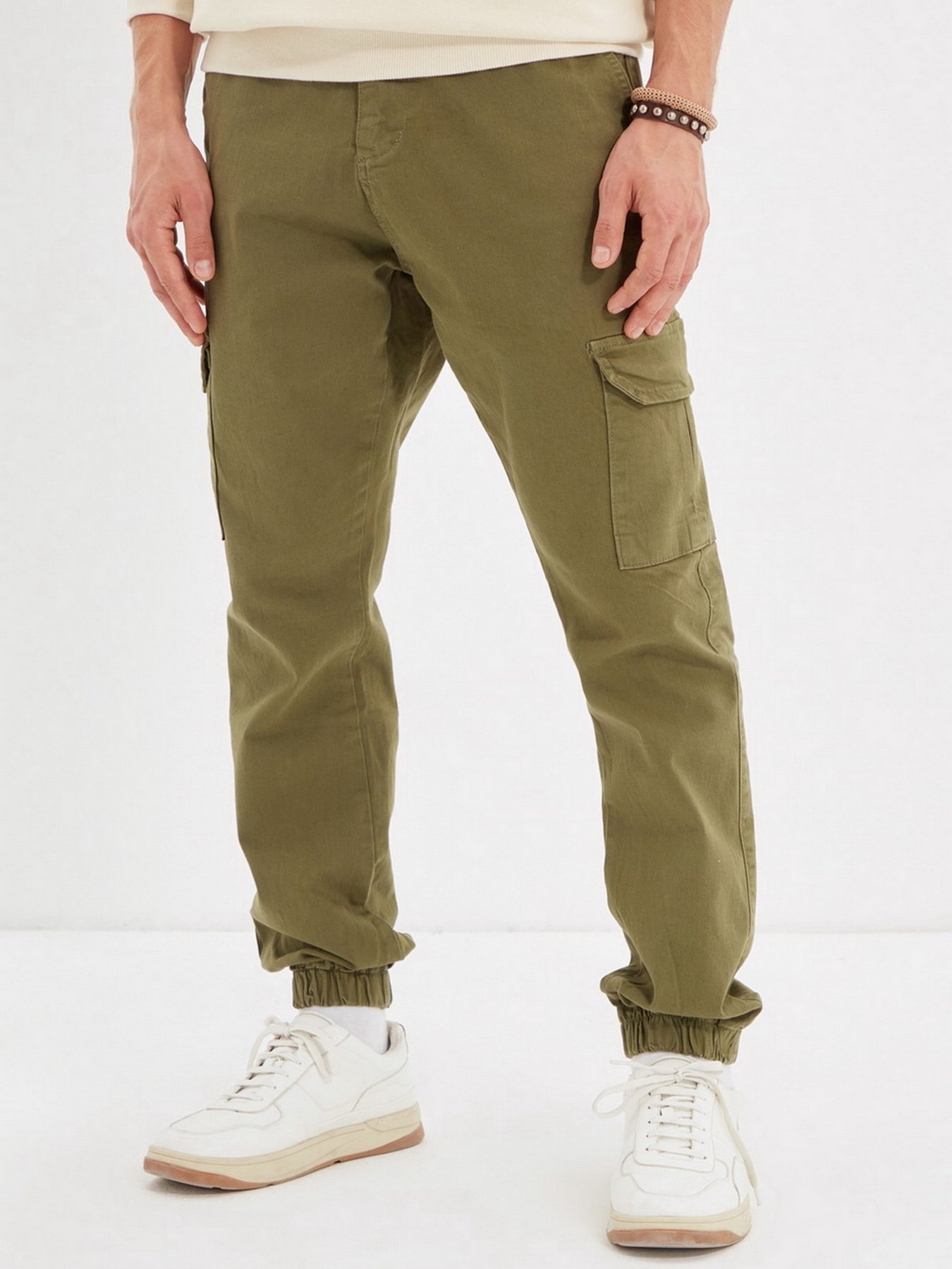 Повсякденні штани Trendyol модель TMNAW22PL0303/Haki Фото