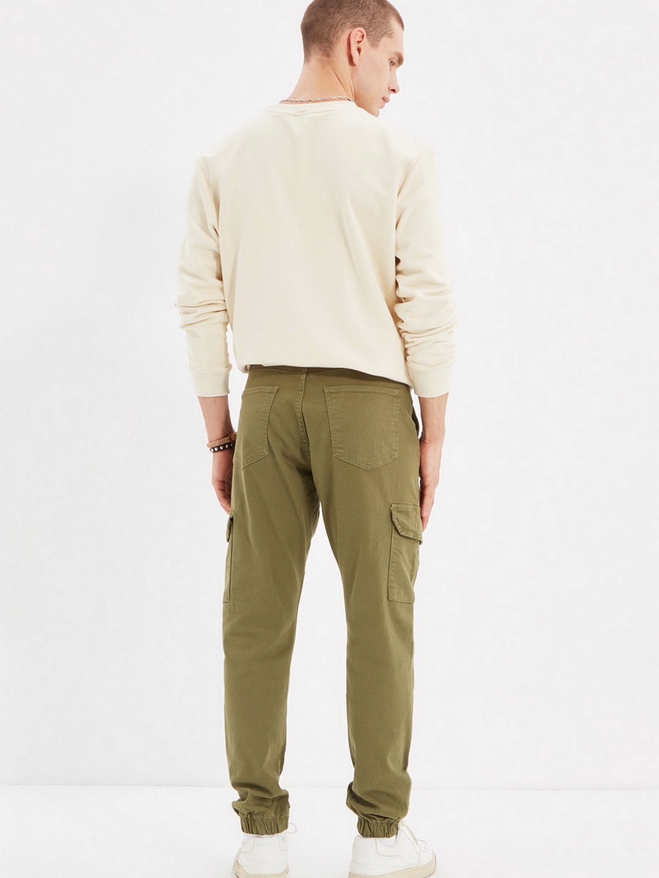 Повсякденні штани Trendyol модель TMNAW22PL0303/Haki Фото