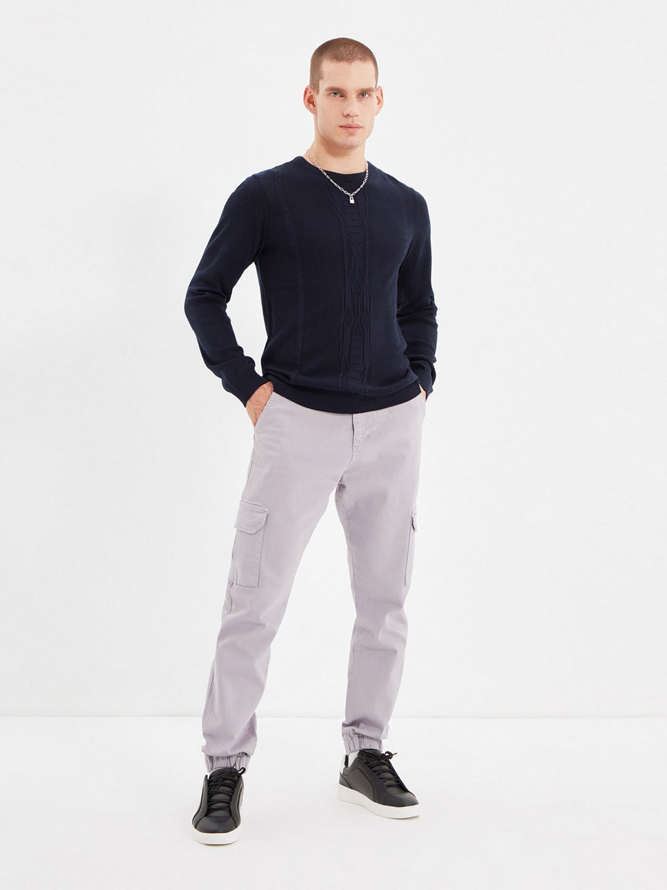 Карго Trendyol модель TMNAW22PL0303/Lila Фото