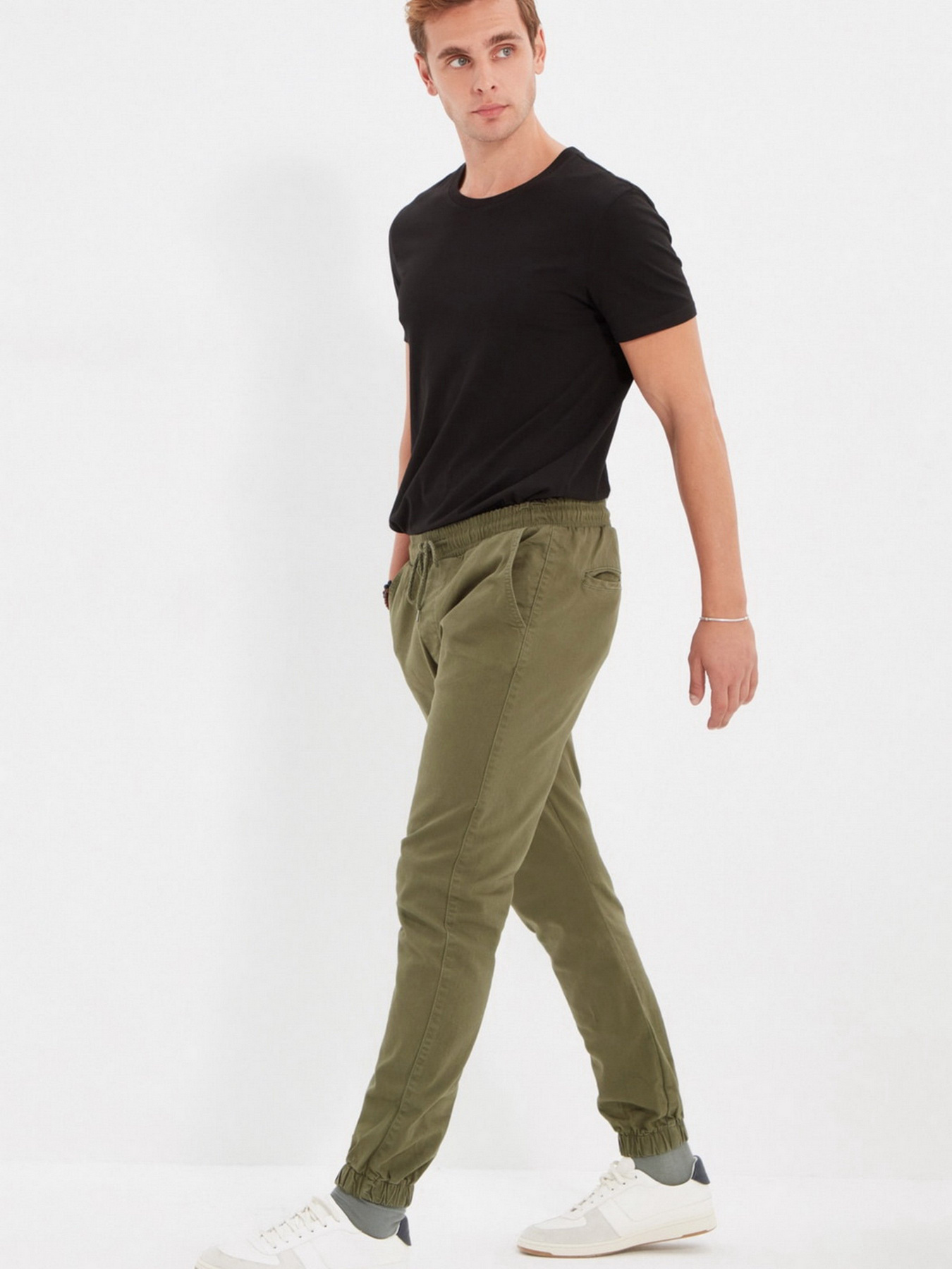 Брюки повседневные Trendyol модель TMNAW22PL0304/Haki Фото