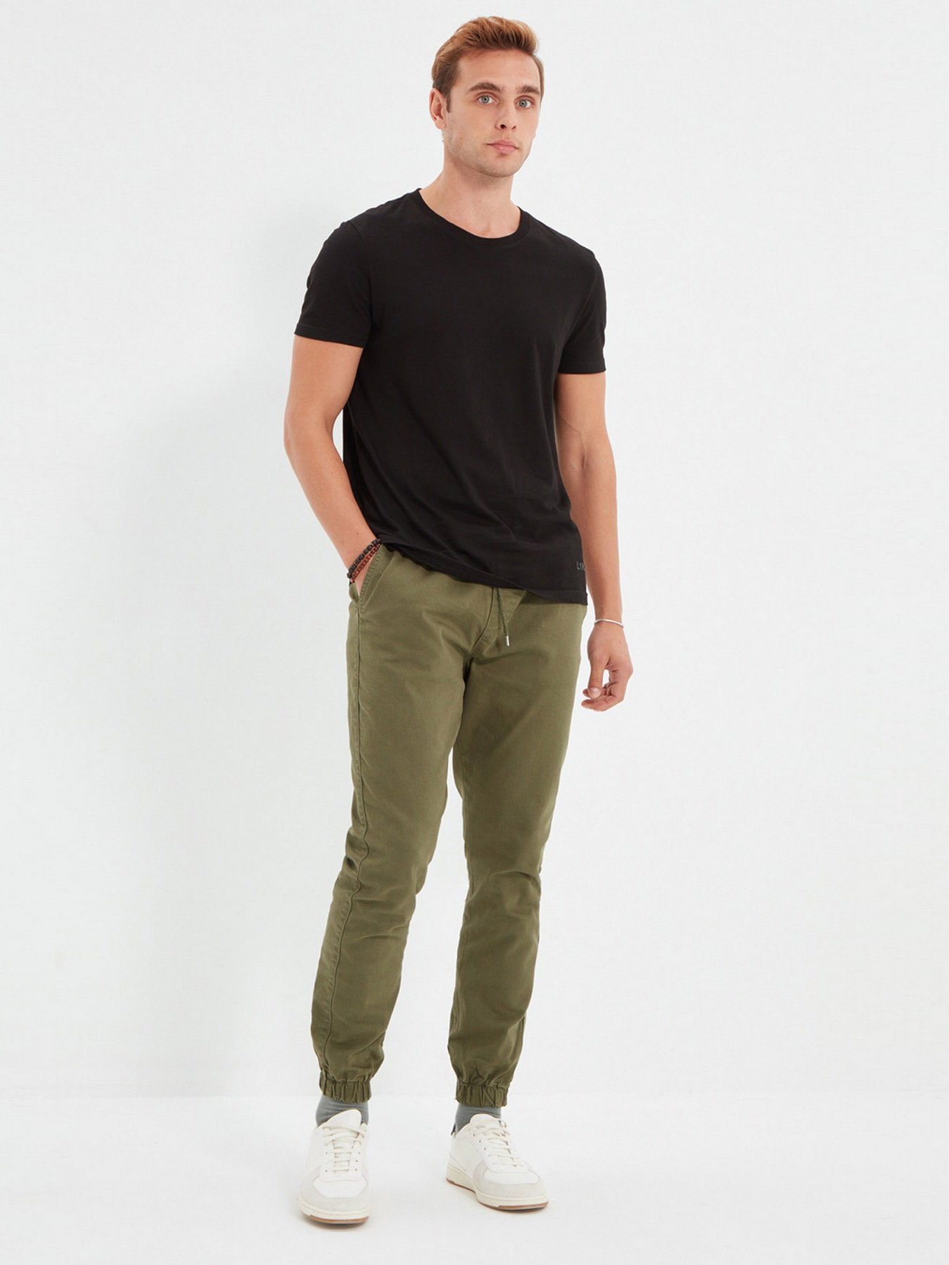 Повсякденні штани Trendyol модель TMNAW22PL0304/Haki Фото