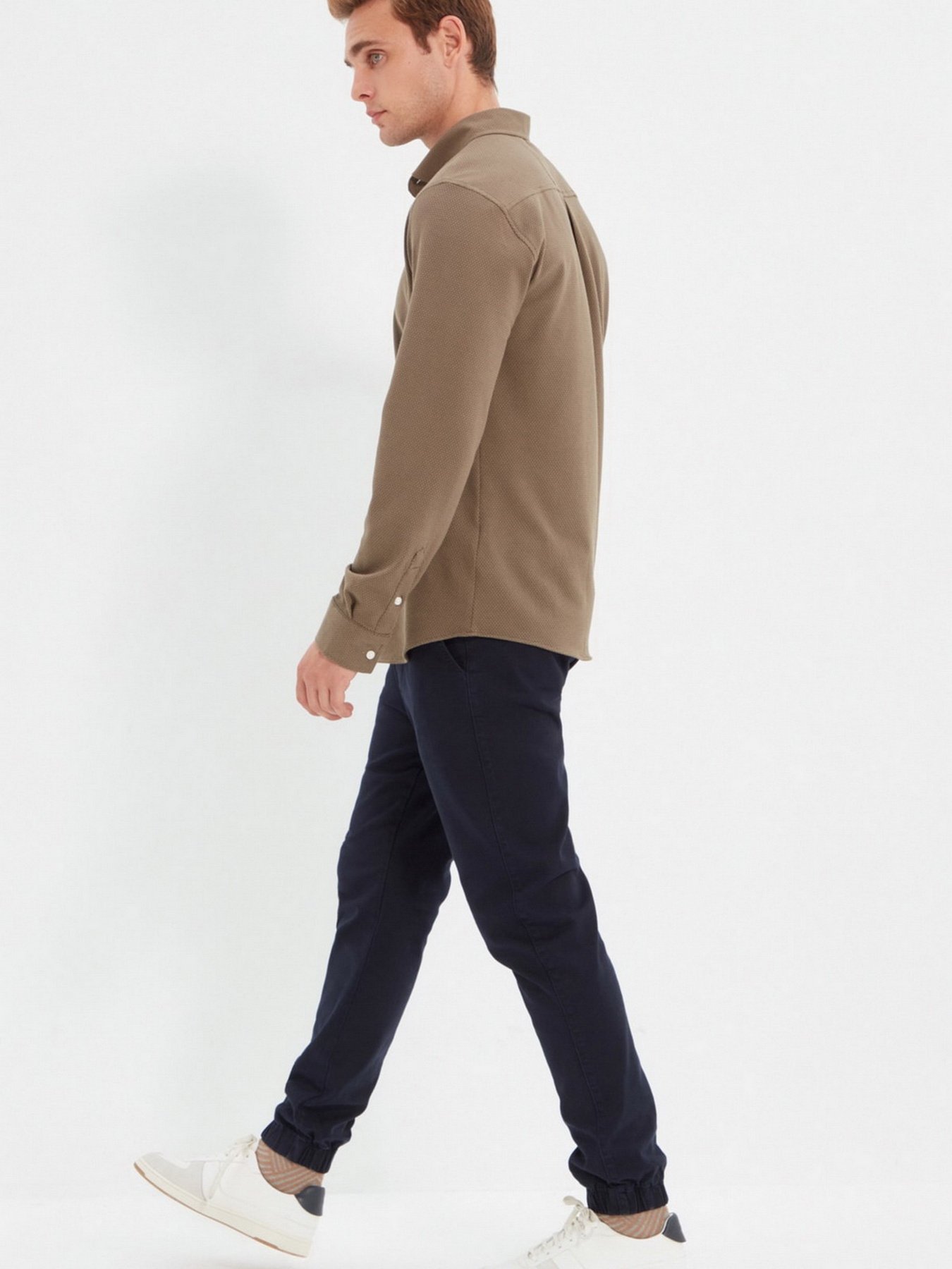 Брюки повседневные Trendyol модель TMNAW22PL0304/Lacivert Фото