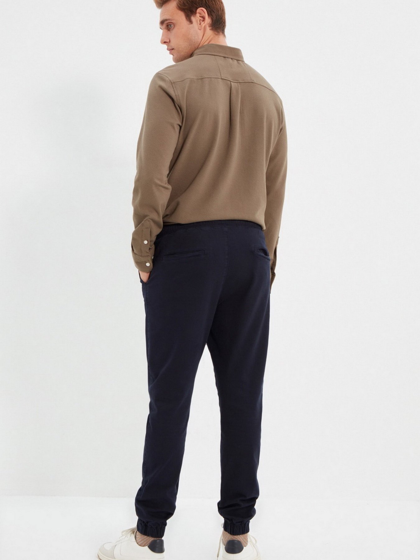 Брюки повседневные Trendyol модель TMNAW22PL0304/Lacivert Фото