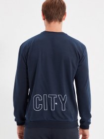 Свитшот Trendyol модель TMNAW22SW0345/Lacivert Фото