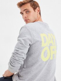 Свитшот Trendyol модель TMNAW22SW0354/Gri Фото