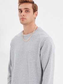 Свитшот Trendyol модель TMNAW22SW0354/Gri Фото