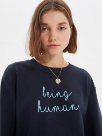 Свитшот Trendyol модель TMNAW22SW1500/Lacivert Фото