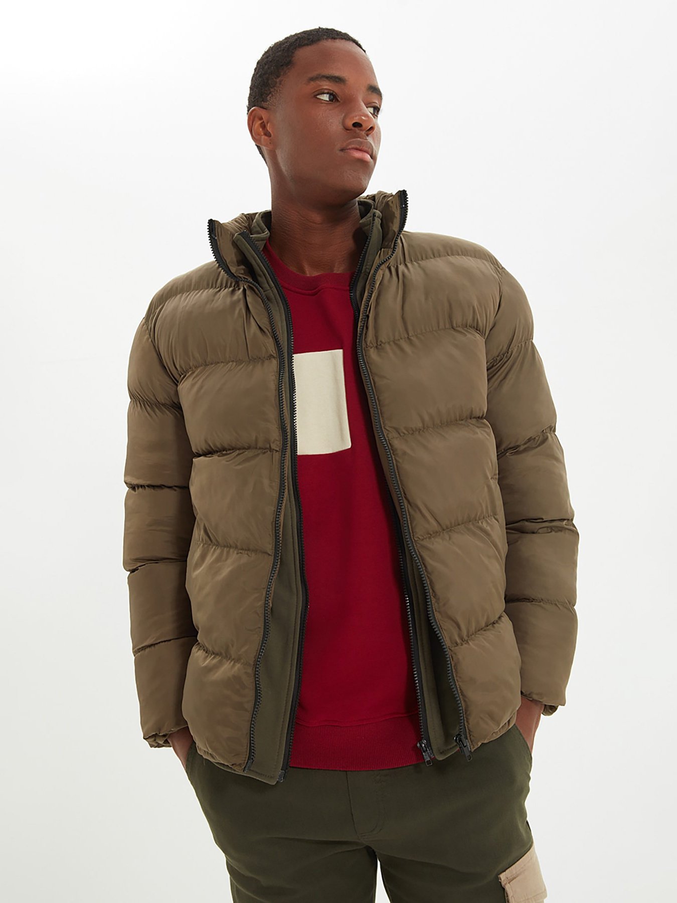 Зимняя куртка Trendyol модель TMNAW22MO0125/Haki Фото