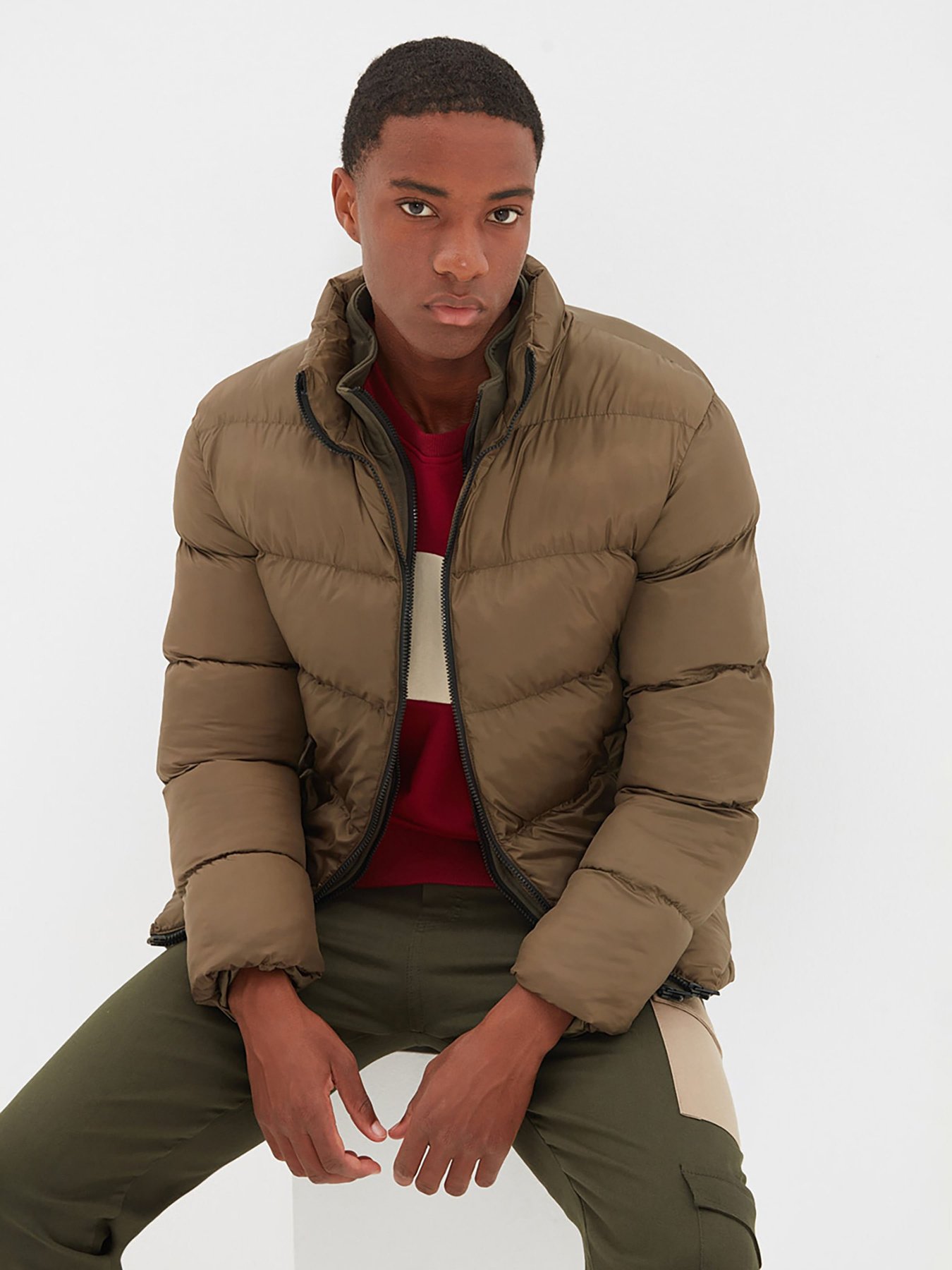 Зимняя куртка Trendyol модель TMNAW22MO0125/Haki Фото