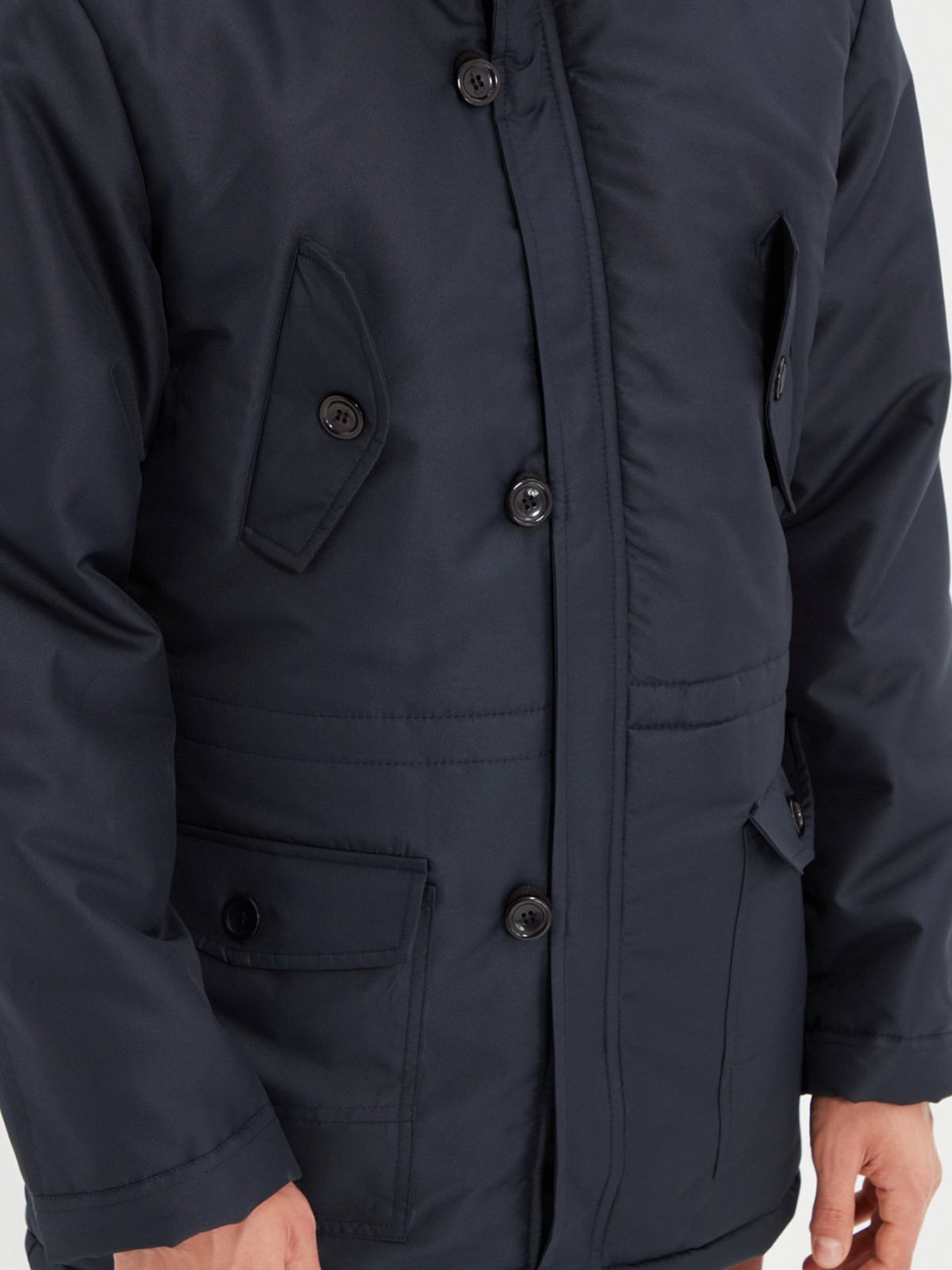 Парка Trendyol модель TMNAW22MO0120/Lacivert* Фото