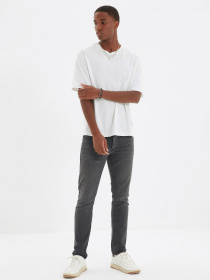 Скинни джинсы Trendyol Skinny модель TMNAW22JE0210/Gri Фото
