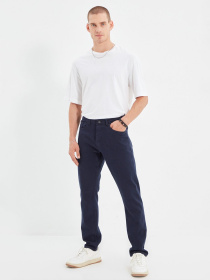 Прямі джинси Trendyol модель TMNAW22JE0391/Lacivert Фото