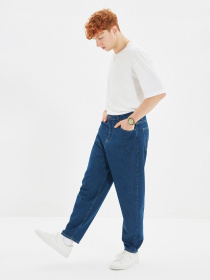 Широкі джинси Trendyol Balloon модель TMNSS21JE0674/Lacivert Фото