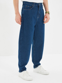 Широкі джинси Trendyol Balloon модель TMNSS21JE0674/Lacivert Фото