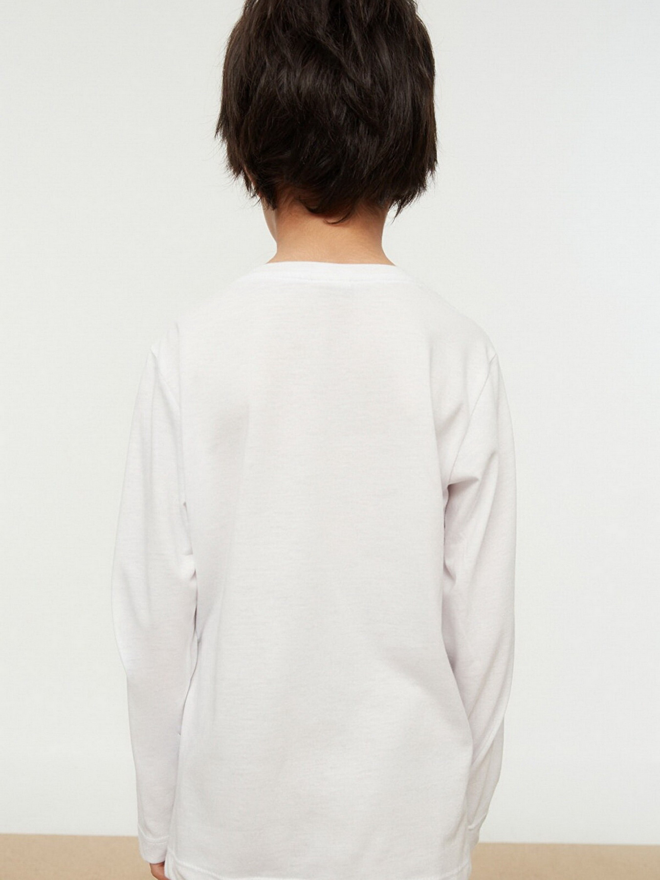 Лонгслів Trendyol модель TKDSS22TS0020/Beyaz Фото