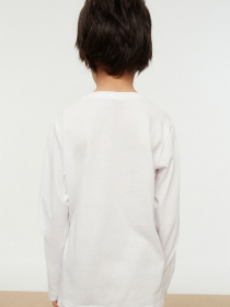 Лонгслів Trendyol модель TKDSS22TS0020/Beyaz Фото