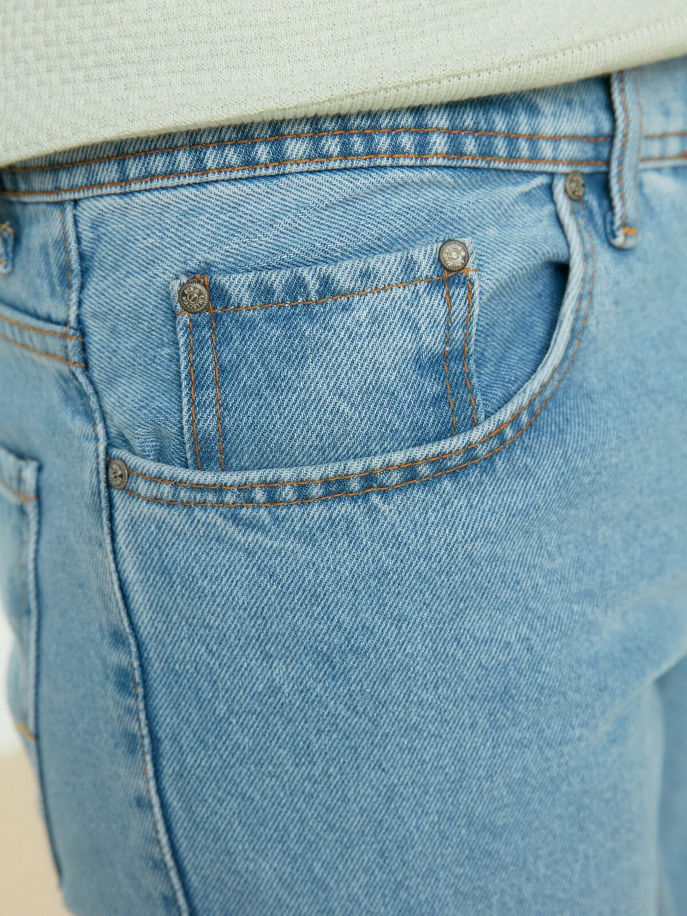 Прямые джинсы Trendyol Straight модель TMNSS22JE0087/Mavi Фото