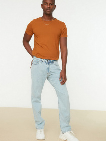 Прямые джинсы Trendyol Regular модель TMNSS22JE0231/Mavi Фото