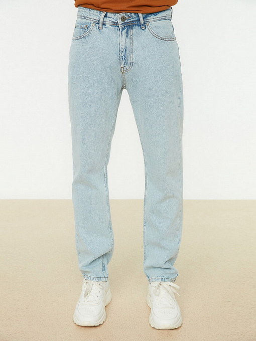 Прямі джинси Trendyol Regular модель TMNSS22JE0231/Mavi Фото