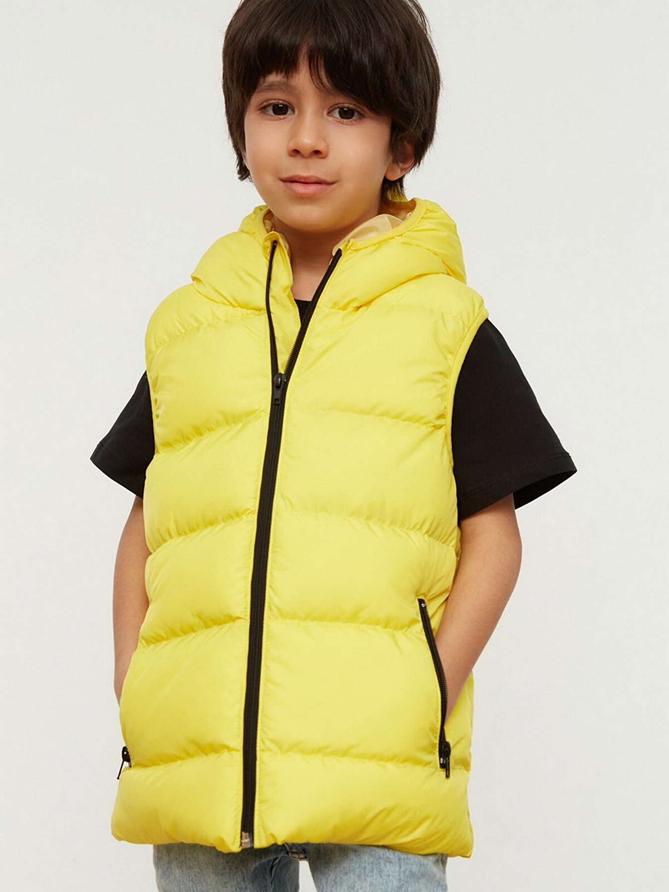 Утепленный жилет Trendyol модель TKDSS22YE0007/Sari Фото