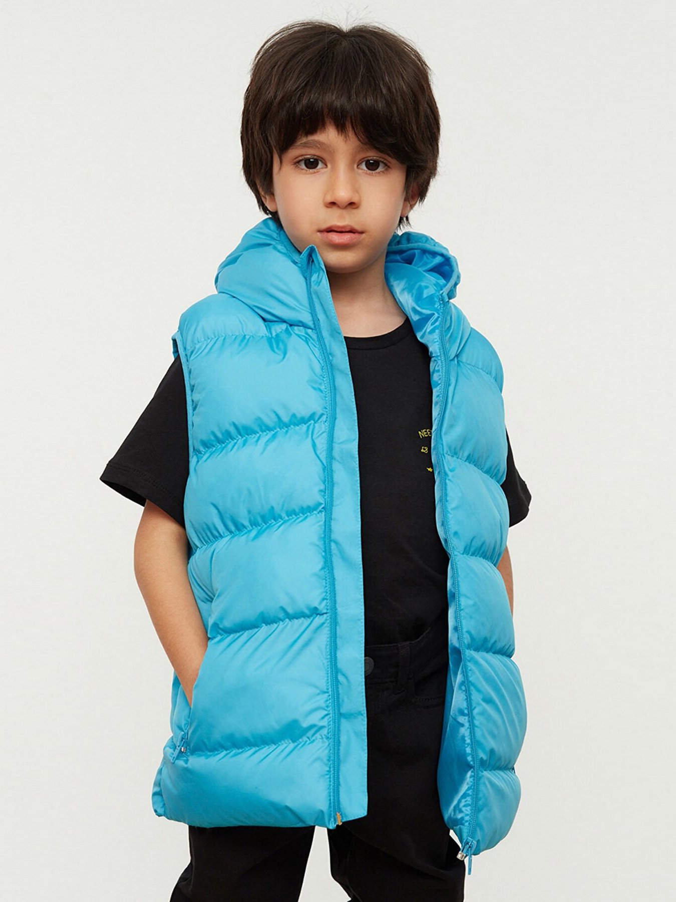 Утепленный жилет Trendyol модель TKDSS22YE0018/Mavi Фото