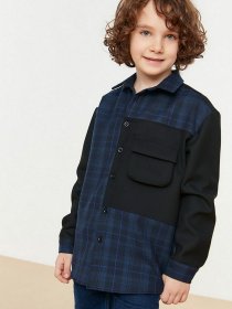 Рубашка Trendyol модель TKDSS22GO0068/Mavi Фото