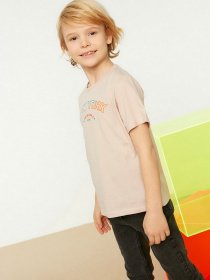 Футболка Trendyol модель TKDSS22TS0511/Bej Фото