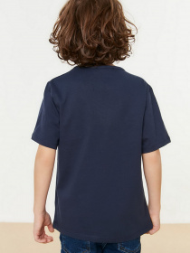 Футболка Trendyol модель TKDSS22TS0511/Lacivert Фото