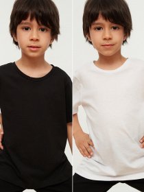 Набір футболок Trendyol Модель TKDSS22TS0612/Siyah-Beyaz Фото