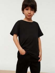 Набір футболок Trendyol модель TKDSS22TS0612/Siyah-Beyaz Фото