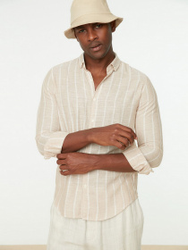 Сорочка повсякденна Trendyol модель TMNSS22GO0028/Tas Сорочка повсякденна Trendyol модель TMNSS22GO0028/Tas Фото