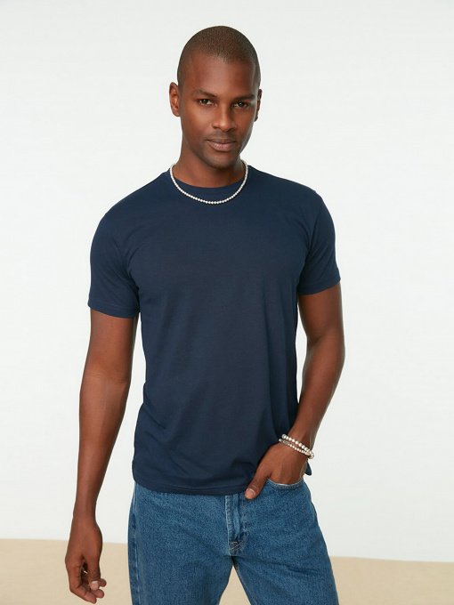 Футболки і поло Trendyol модель TMNSS21TS0808/Lacivert Фото