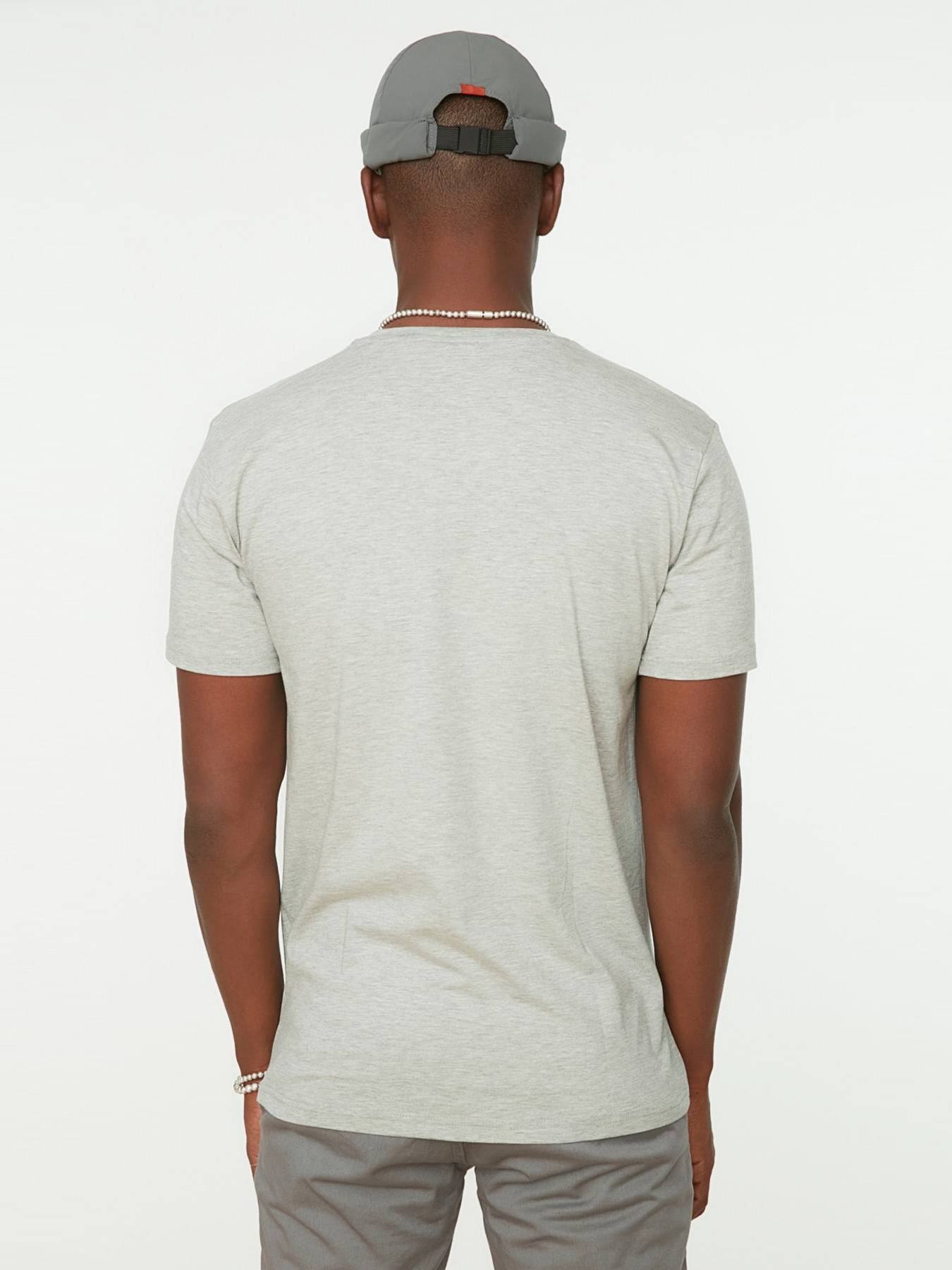 Футболка Trendyol модель TMNSS21TS0808/Gri Фото