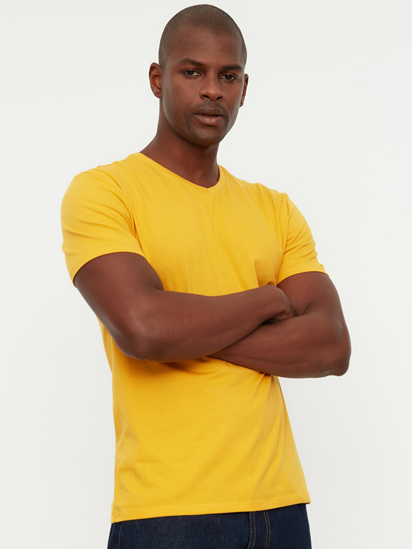 Футболки і поло Trendyol модель TMNSS19BO0002/Hardal Фото