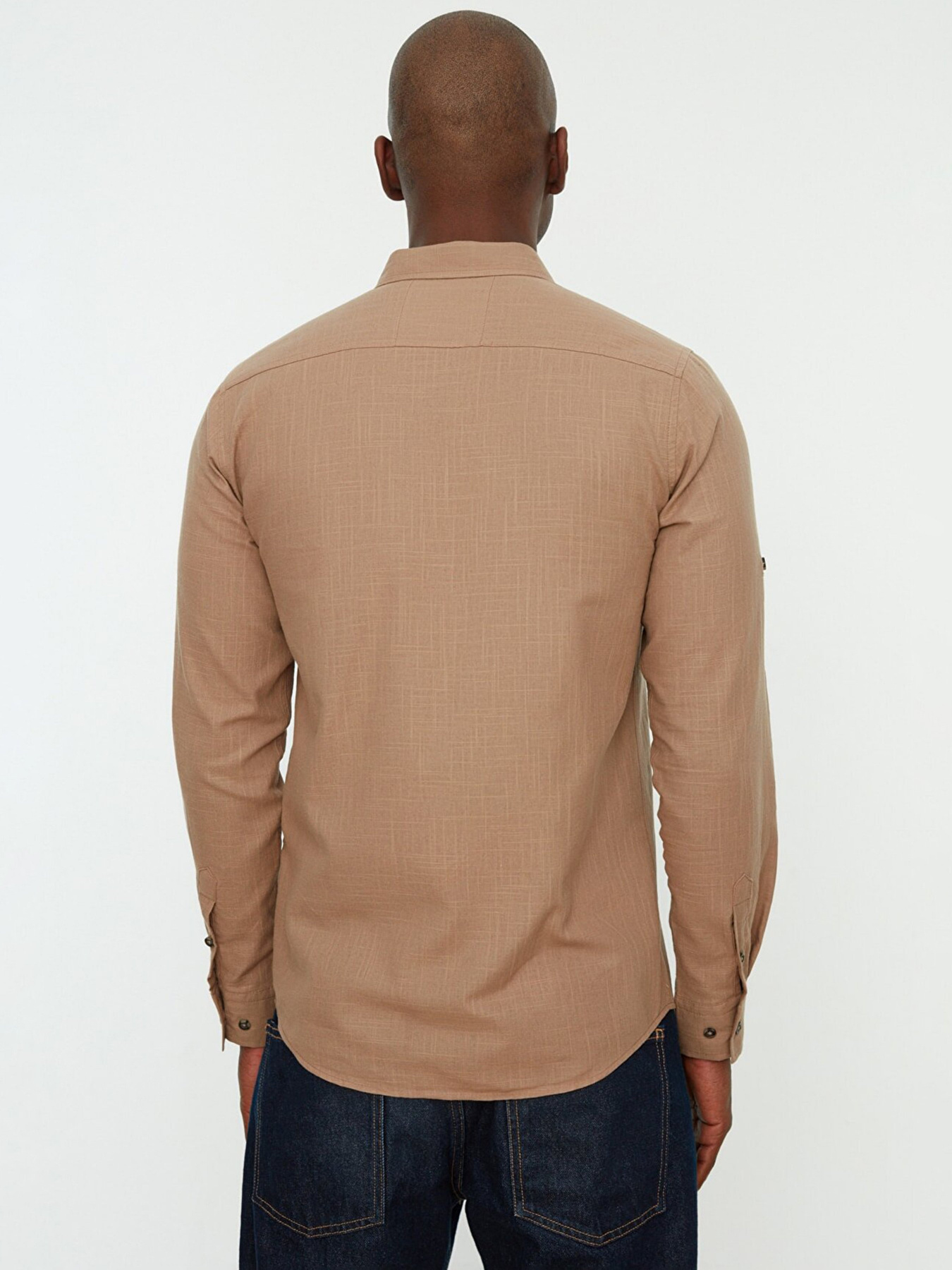 Рубашка Trendyol модель TMNSS20GO0189/Kahverengi Фото